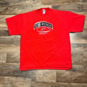 Vintage Red Detroit Red Wings T-Shirt